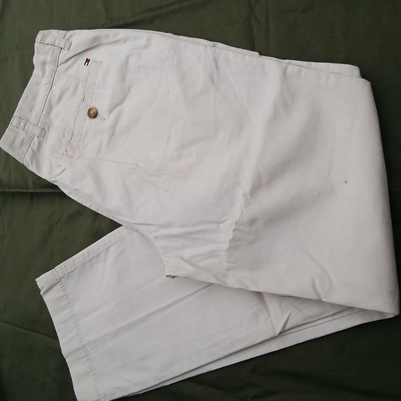 Men's Tommy Hilfiger Khaki Casual Dress Pants Slim fit 30x30 - Picture 1 of 9